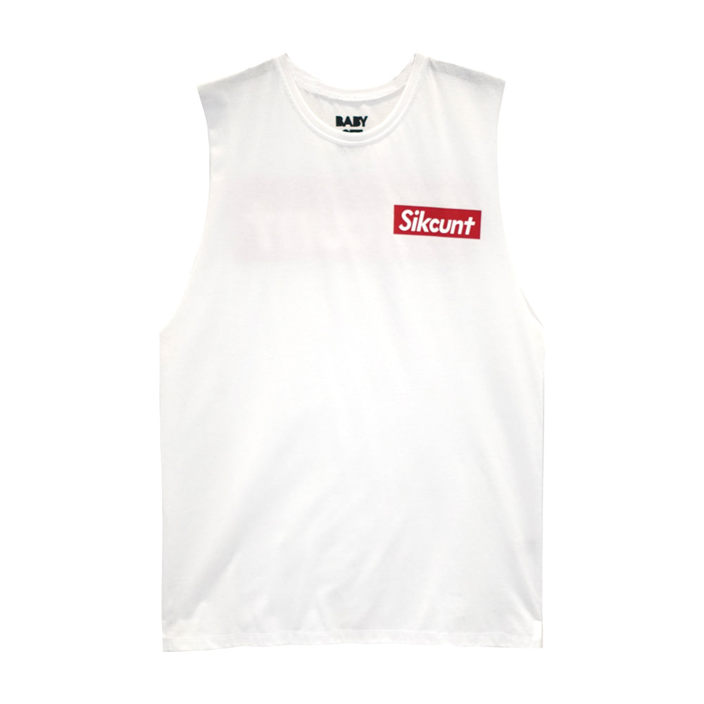 SIKCUNT BOYS MUSCLE TEE SMALL PRINTS