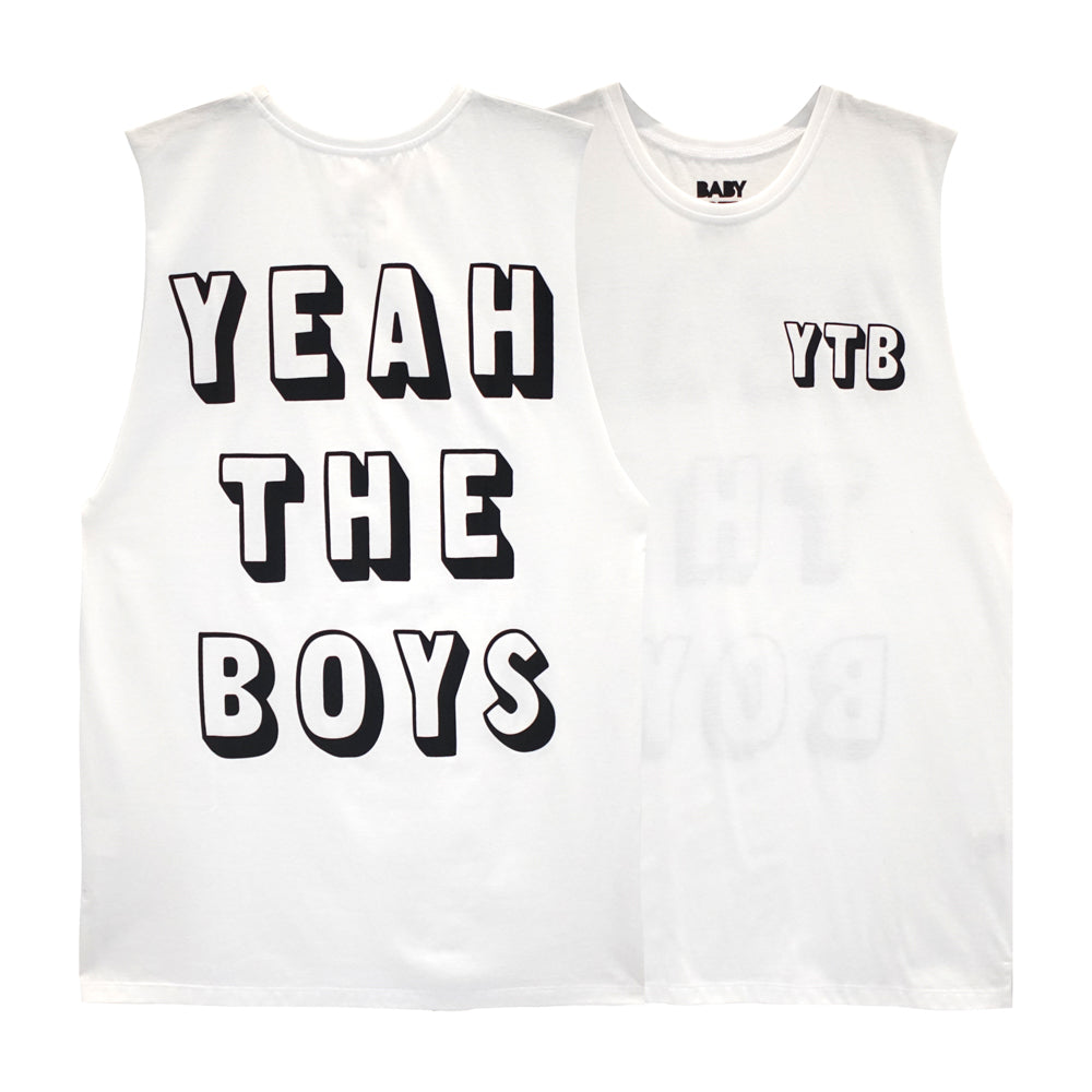 YEAH THE BOYS BOYS MUSCLE TEE SMALL PRINTS
