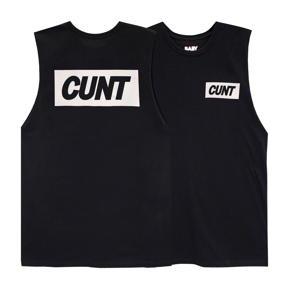 CUNT BOYS MUSCLE TEE SMALL PRINTS