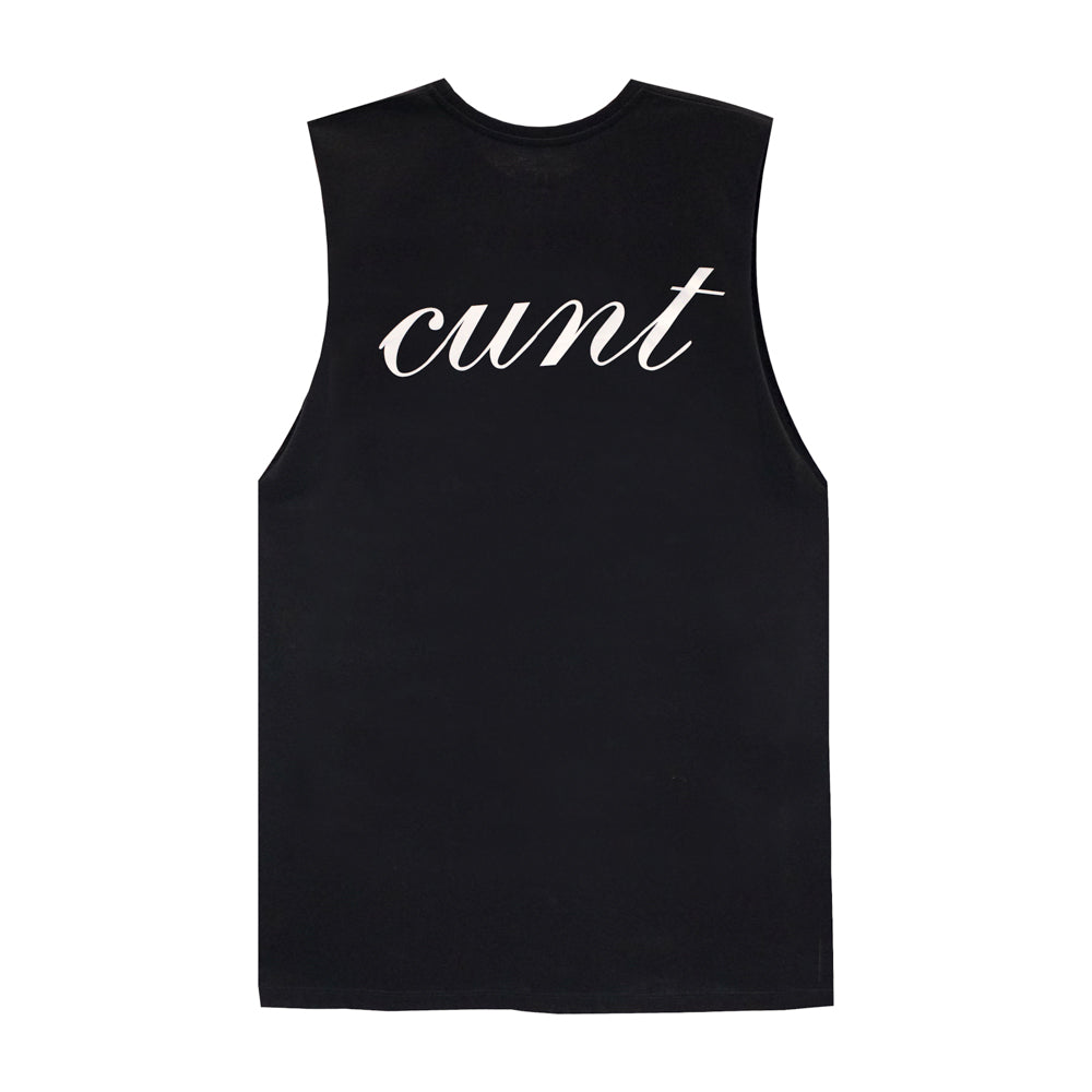 CUNT V2 BOYS MUSCLE TEE SMALL PRINTS
