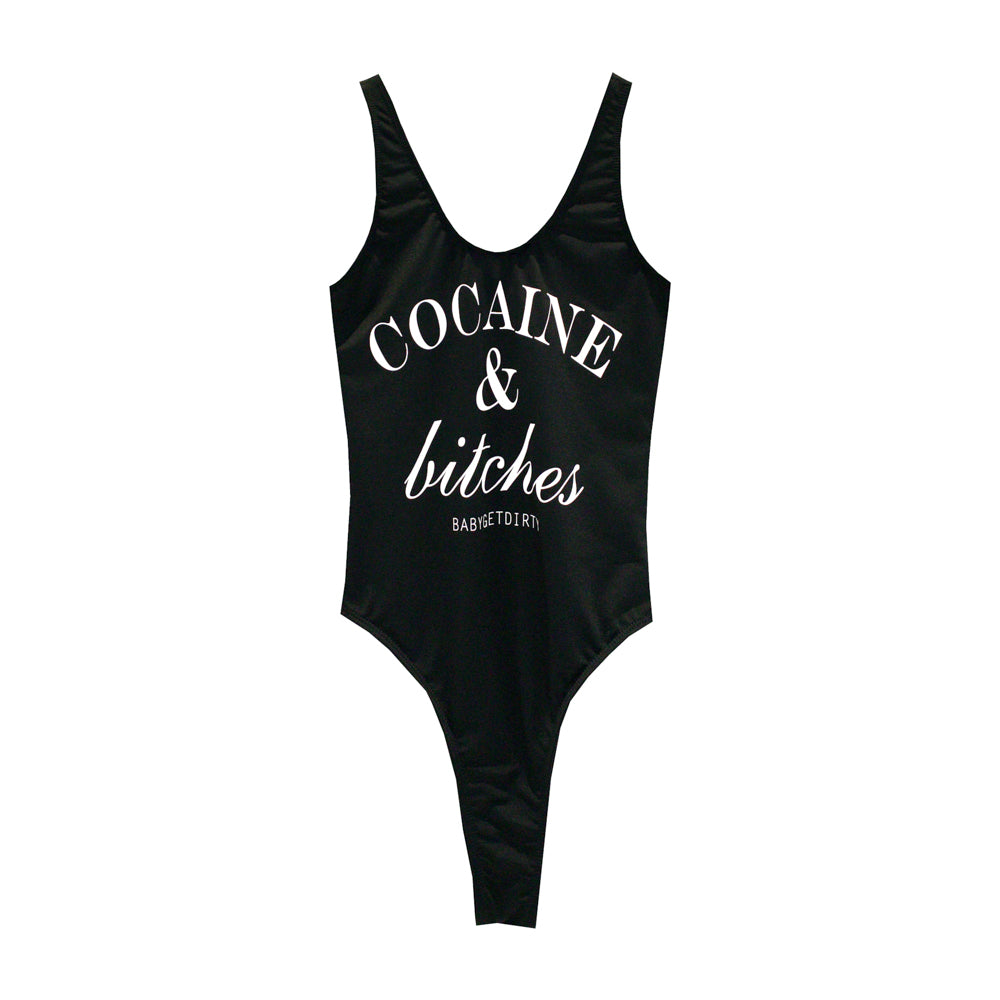 COCAINE & BITCHES SWIMSUIT HIGH