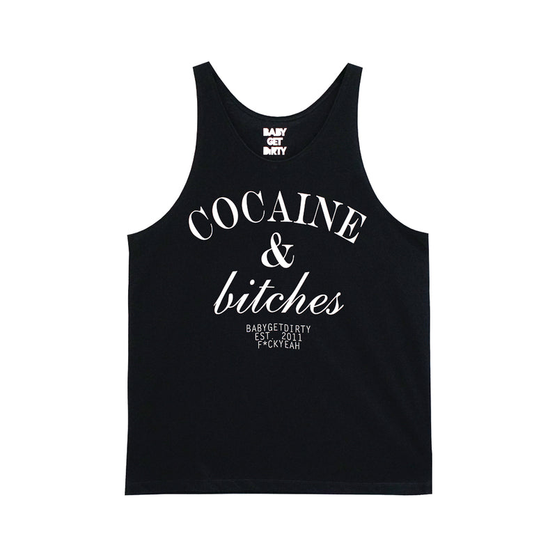 COCAINE AND BITCHES BOYS STANDARD SINGLET V2