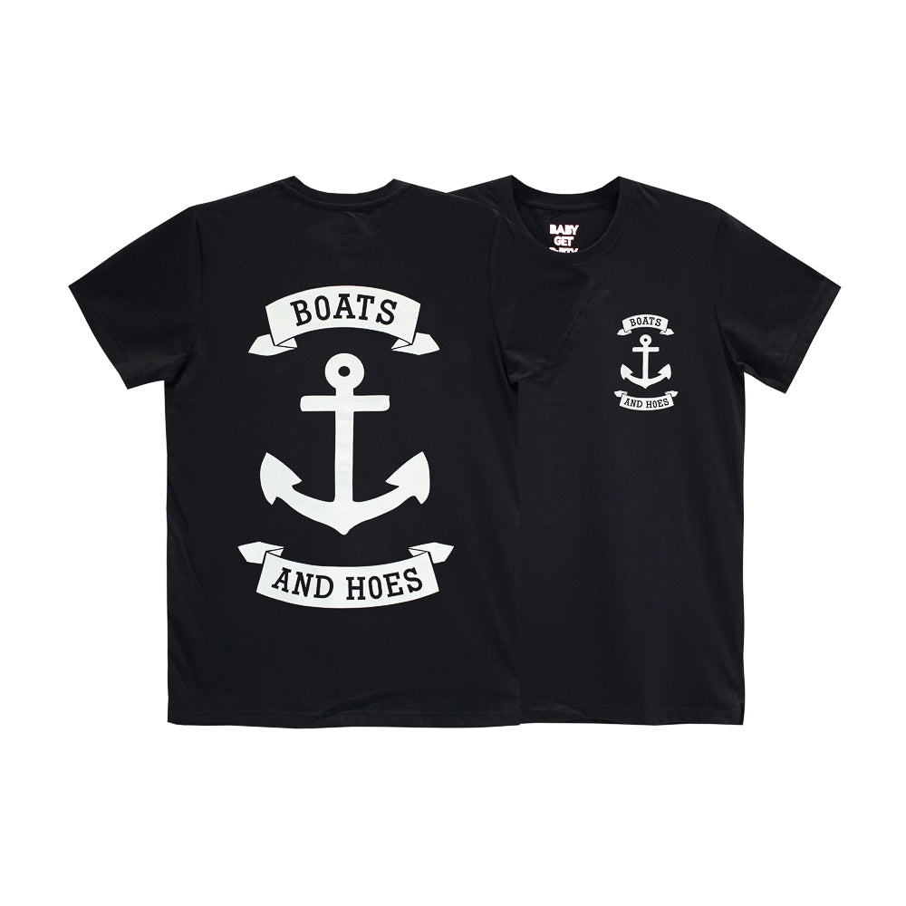 BOATS AND HOES SMALL PRINT TEE