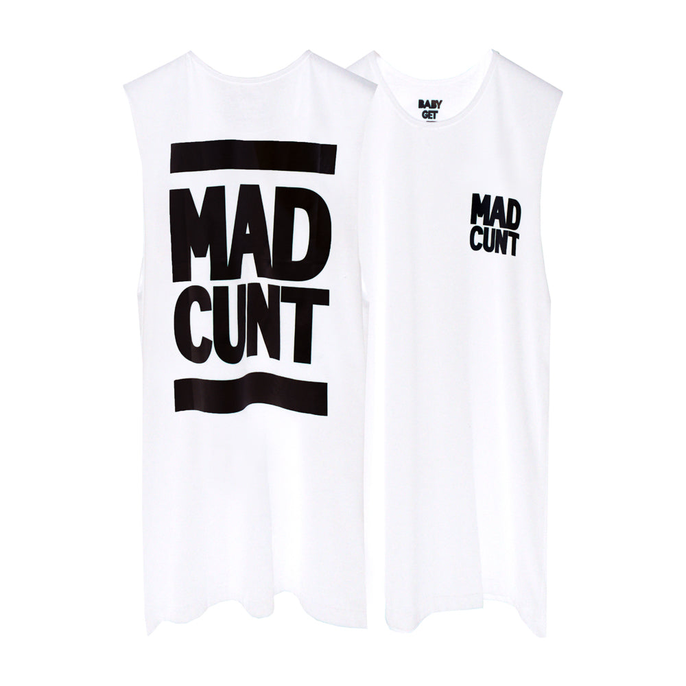 MAD CUNT BOYS MUSCLE TEE SMALL PRINTS