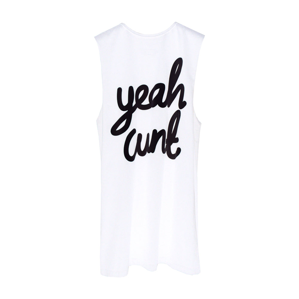 YEAH CUNT BOYS MUSCLE TEE SMALL PRINTS